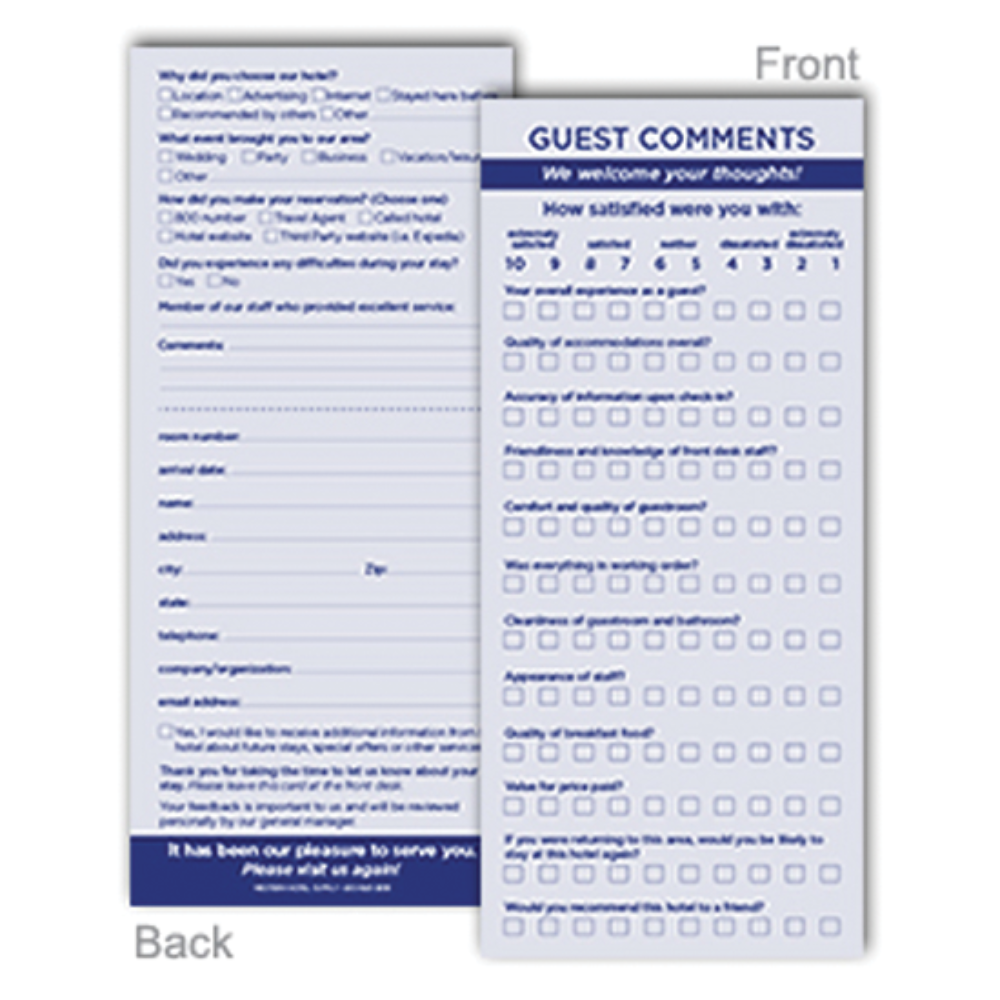 Picture of Comment Cards