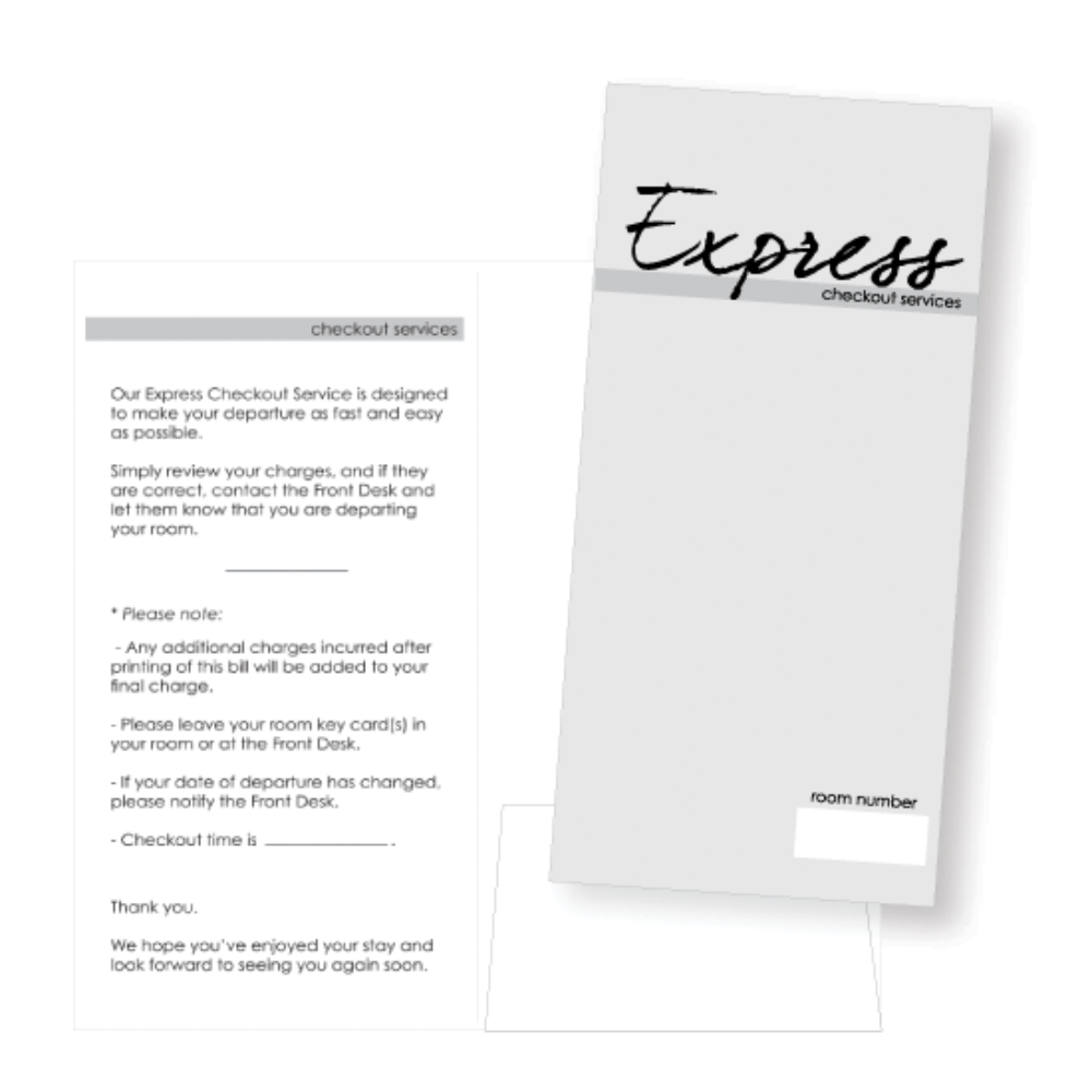 Picture of Express Checkout Folders (Generic)
