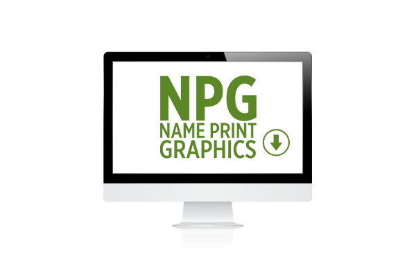 Picture of NamePrint Graphics© Design Software Version 3.0-Blank