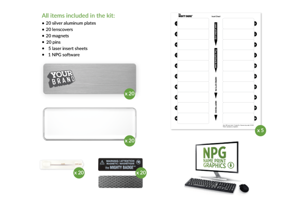 Picture of 20 Unit Starter Kit - Silver